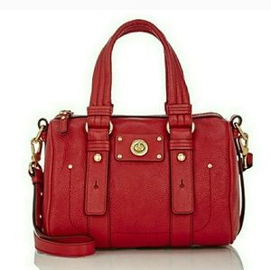*NWT* MARC JACOBS GORGEOUS RED LEATHER SATCHEL